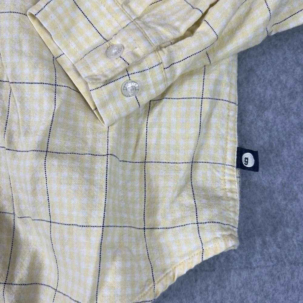 Vintage Gymboree Button Up Shirts Boys 5 Years 100% Cotton Lot 2 Long Sleeve Y2K